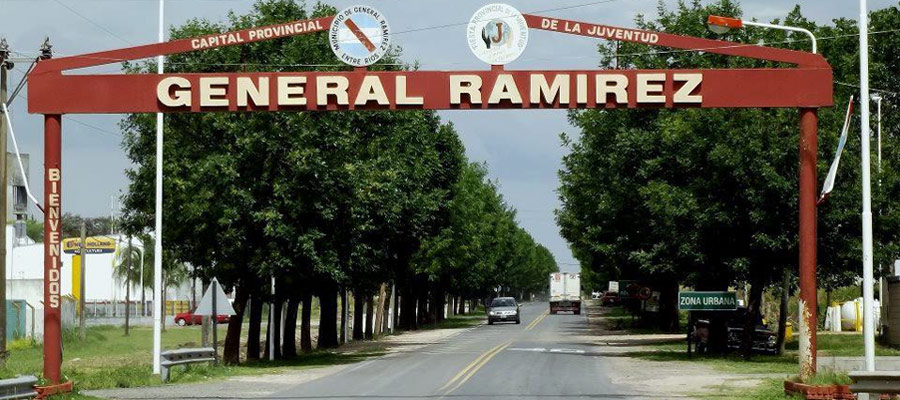 Rutas y Accesos en General Ramrez, Entre Ros